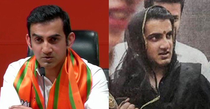 Gautam Gambhir avoids Delhi sun, ‘uses look-alike to campaign for polls’