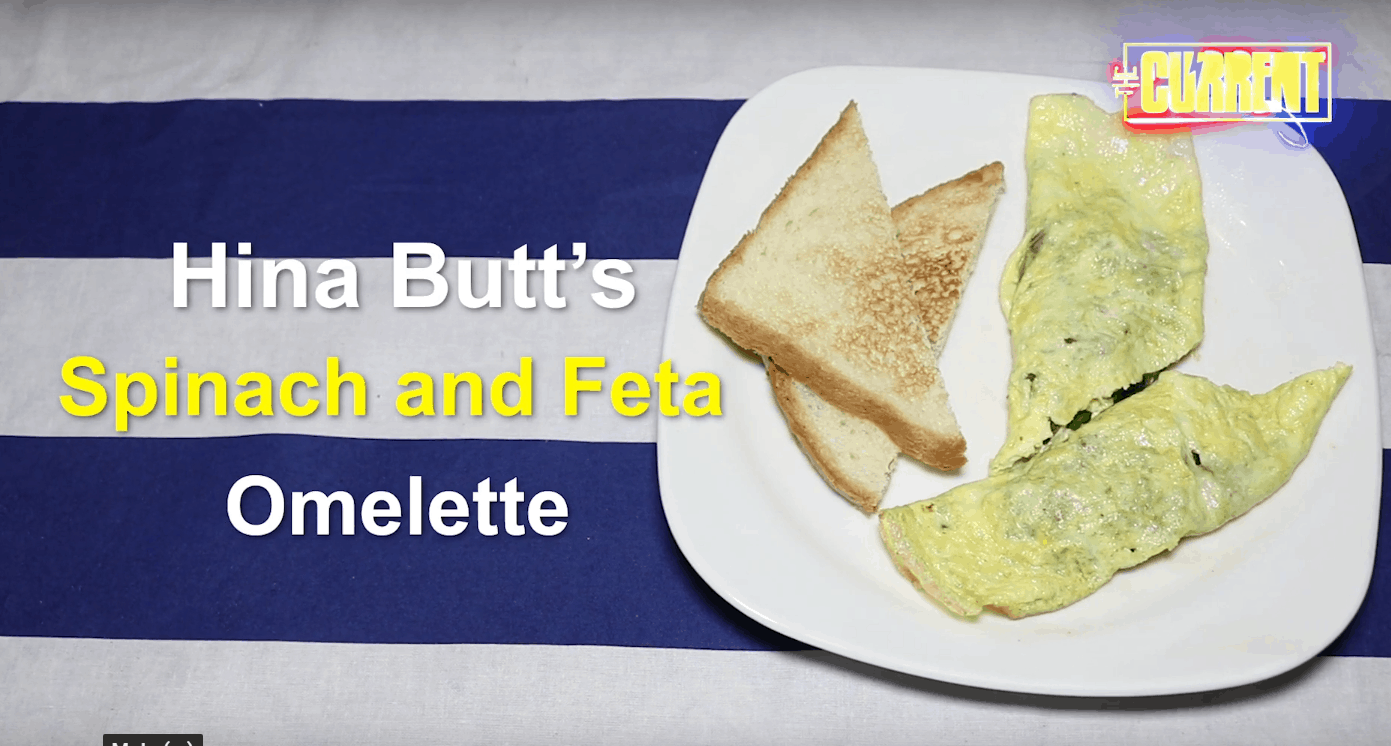 Spinach and Feta Omelette