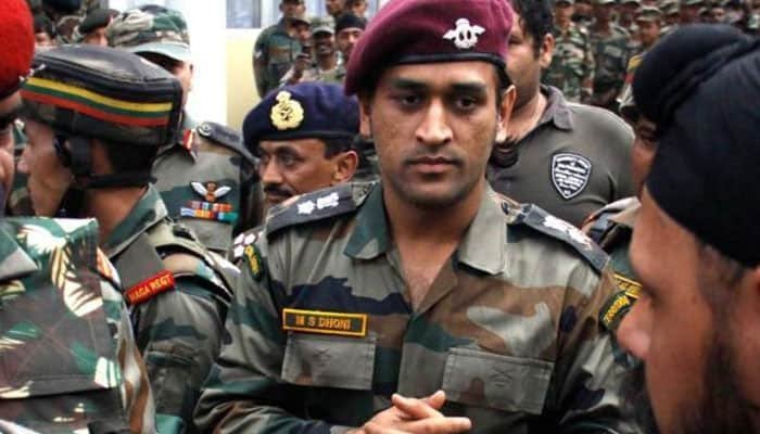 MS Dhoni to serve Indian army in occupied Kashmir