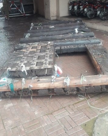 Heavy rain causes Lahore Fort’s entrance gate to collapse