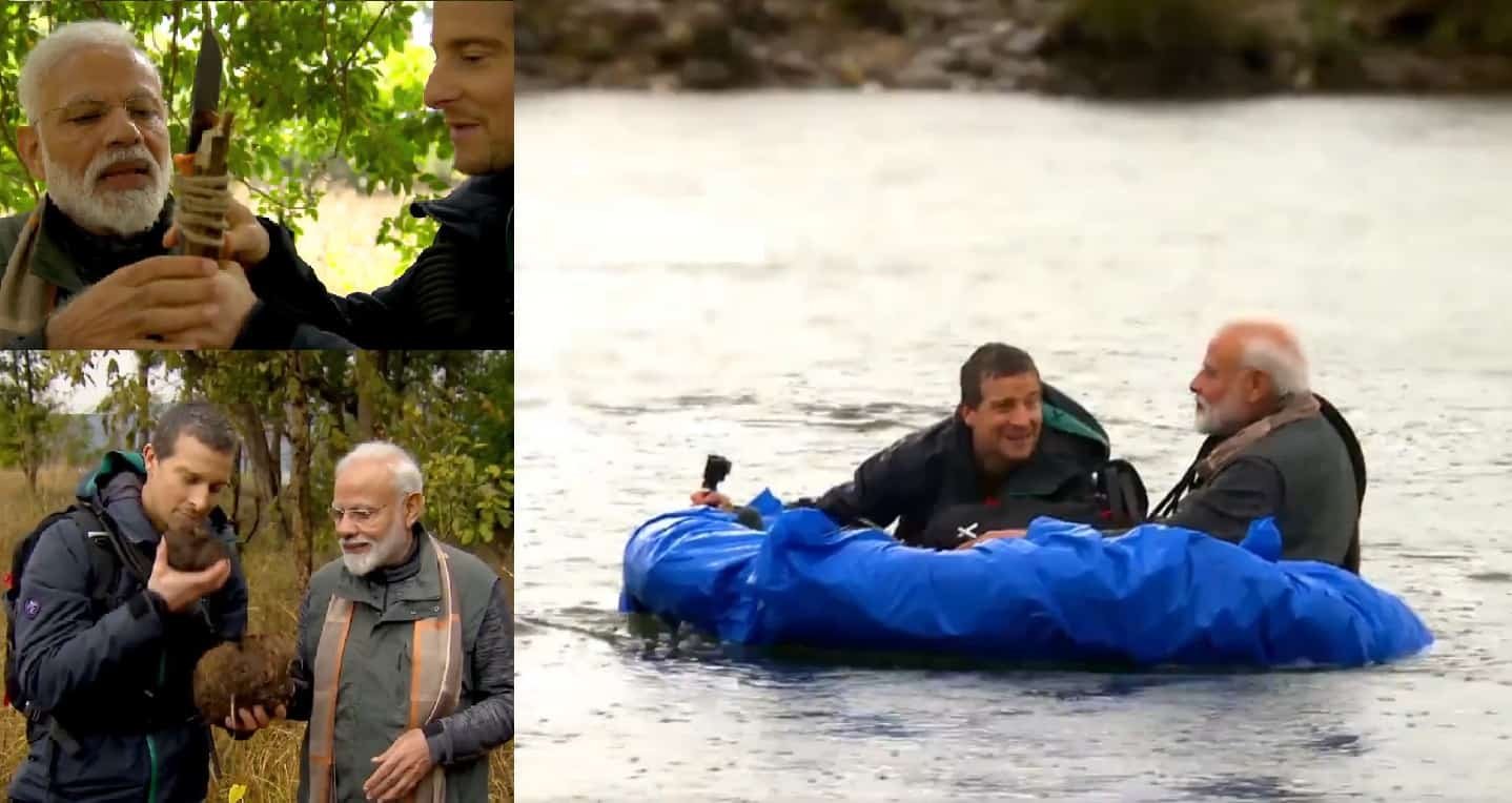 Rowing boats, making weapons: Modi to feature on Discovery Channel’s ‘Man vs. Wild’