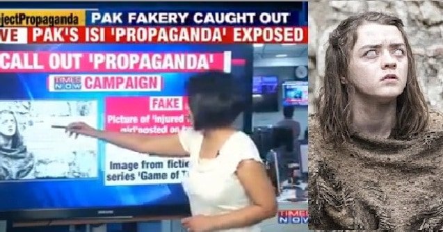 Indian media falls for Pakistani meme, fact checks Arya Stark’s picture as ‘Kashmiri girl’
