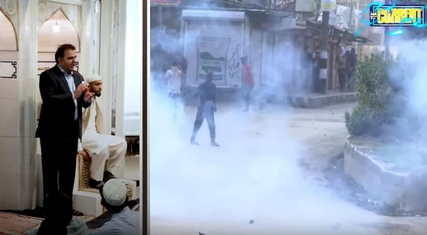 Fawad Chaudhry raises voice for Kashmir in Oslo