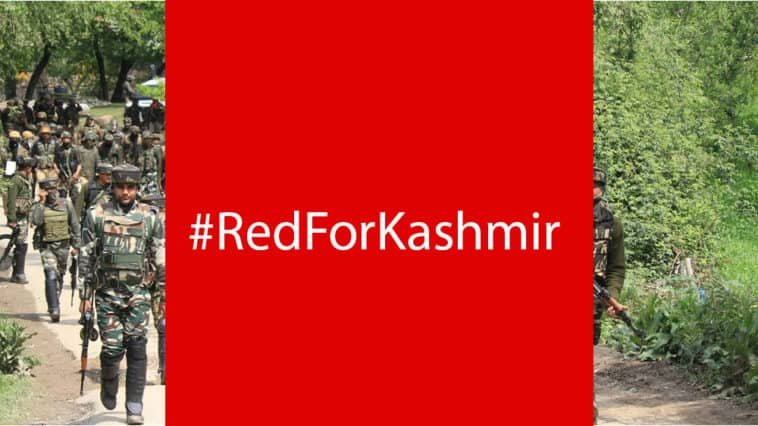 #RedForKashmir: Social media goes red in solidarity with Indian occupied Kashmir