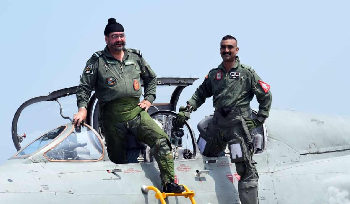 Abhinandan returns to cockpit, flies MiG-21 with Indian air chief