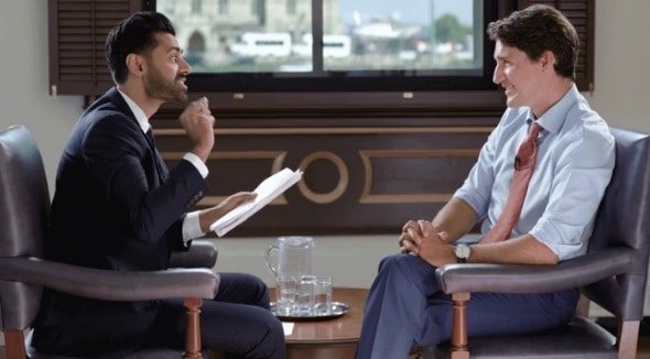 Hasan Minhaj roasts Justin Trudeau in ‘Patriotic Act’s’ latest episode