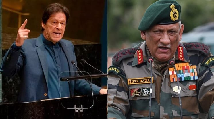 Indian army chief responds to PM Imran’s warning, threatens to cross LoC