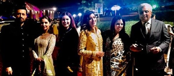 Celebrities rub shoulders with the royal couple at grand reception