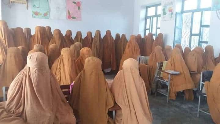 Burqas distributed among KP school girls