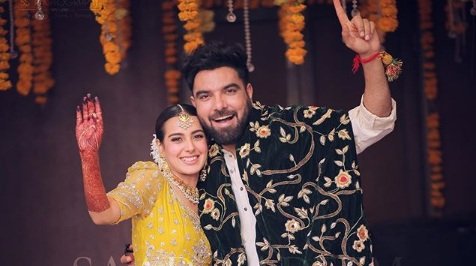 IN PICTURES: Iqra and Yasir’s colourful mehndi