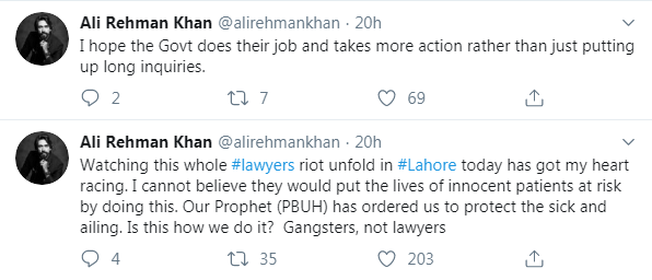 ‘Beyond dismayed’: Mehwish, Mahira, Shaan condemn lawyers’ violent protest