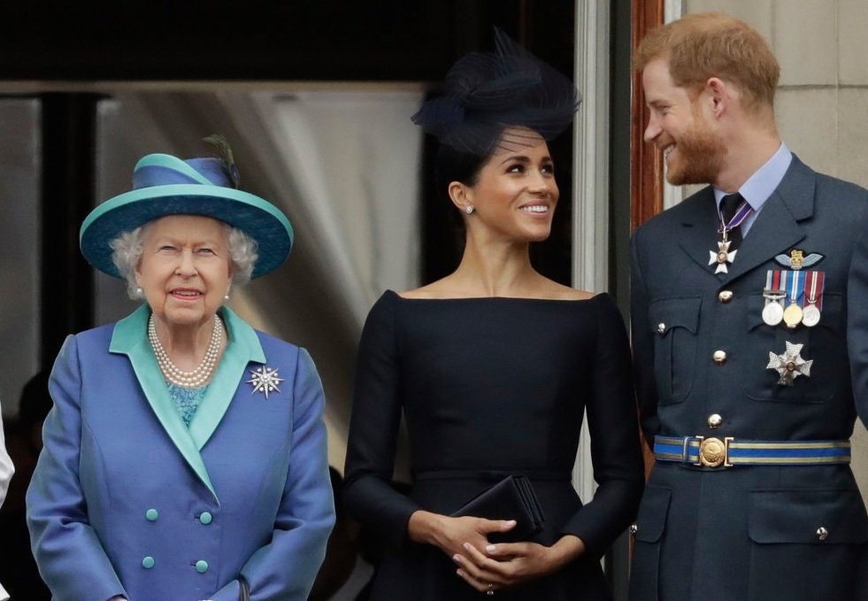 Queen approves of Megxit for now