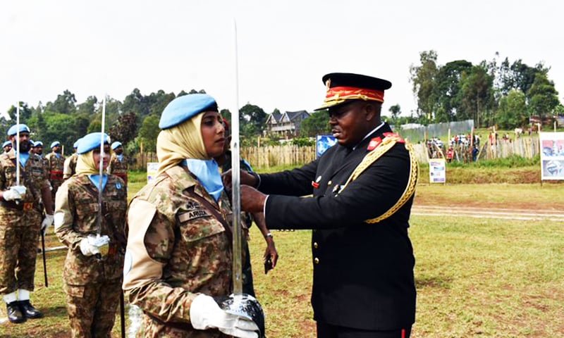 Girl power: Pakistan’s first all-female peacekeeping team receives UN Medal in Congo
