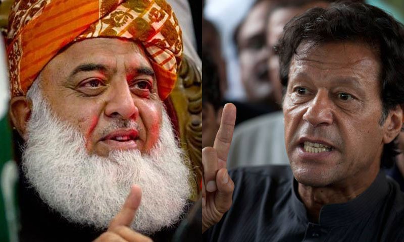 Imran wants treason case against Fazl ‘for trying to topple PTI govt’
