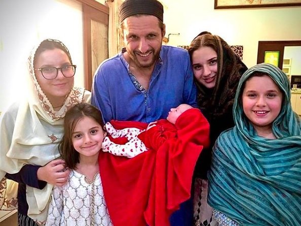 ‘Four become five’: Shahid Afridi welcomes baby daughter