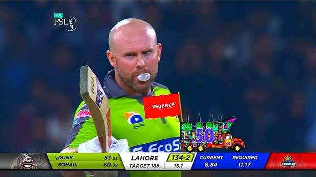 Lahore Qalandars’ Ben Dunk reveals the reason behind chewing gum on-field