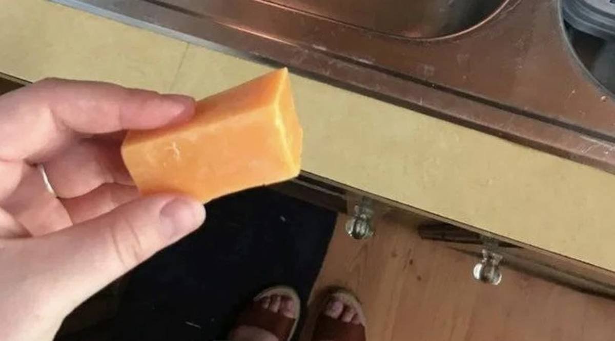 Woman discovers she has been washing her hands with cheese