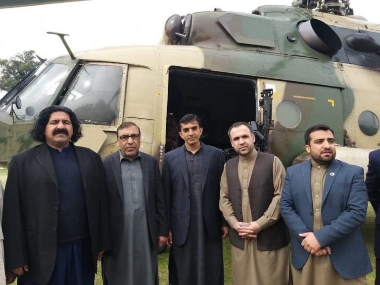 PTM lawmakers travel to Kabul on Afghan army helicopter