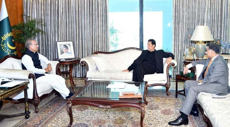 PM’s first official visit to Presidency for ‘most important’ meeting with Dr Alvi, ISI chief