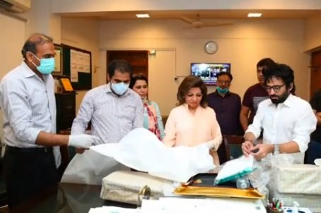 Asim Jofa delivers first batch of protective suits