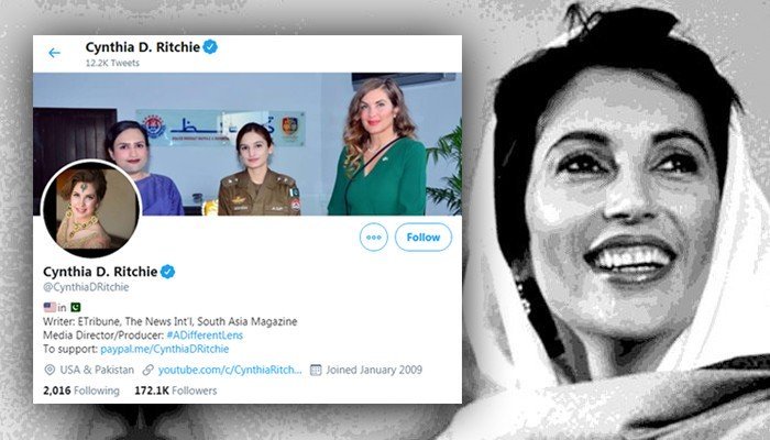 PPP writes to ISI chief for action against Pakistan-based US blogger over tweet about Benazir Bhutto