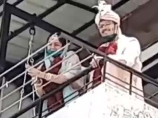 VIDEO: Indian police sing, clap for couple who got married at home without violating any lockdown rules