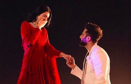 Sarah Khan is engaged to Falak Shabir