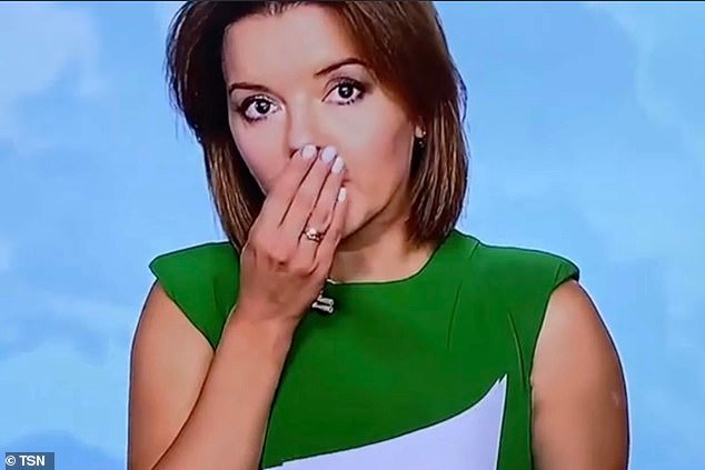 VIDEO: News anchor stays calm as she loses a tooth live on TV