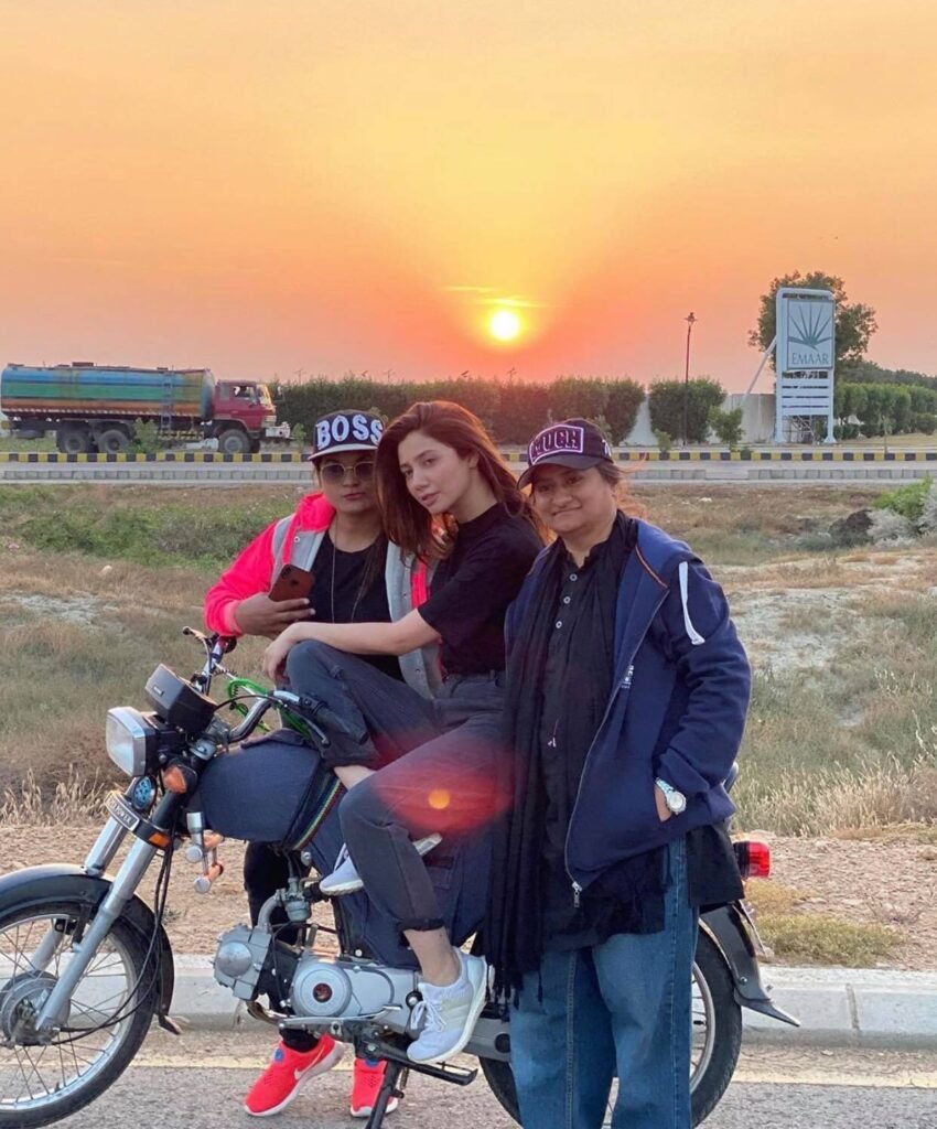 WATCH: Mahira Khan rides a bike like a pro