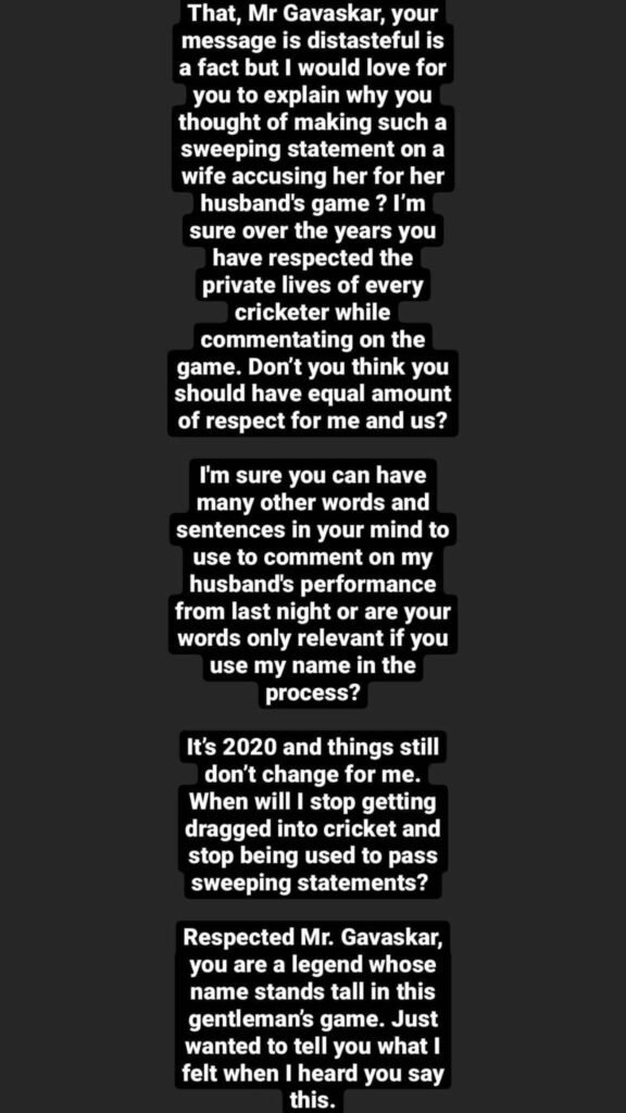 Anushka Sharma lashes out at Sunil Gavaskar for ‘distasteful’ comments about her