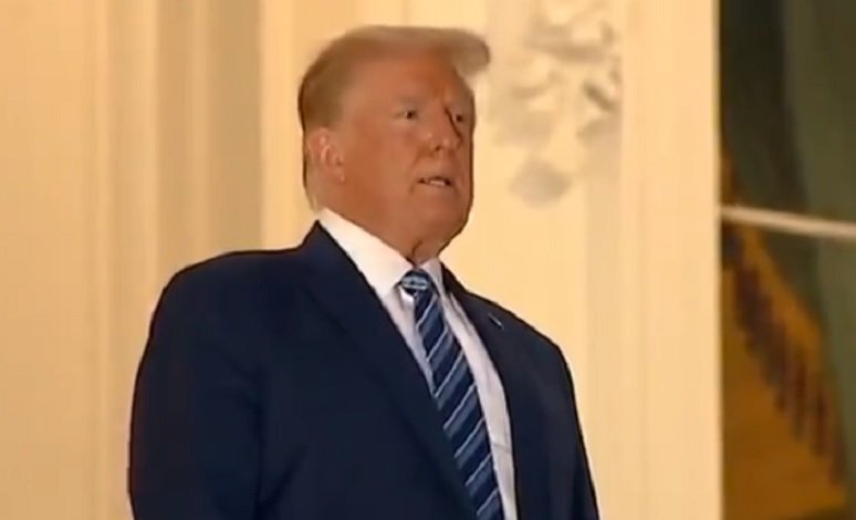 VIDEO: Coronavirus patient Trump spotted gasping for breath