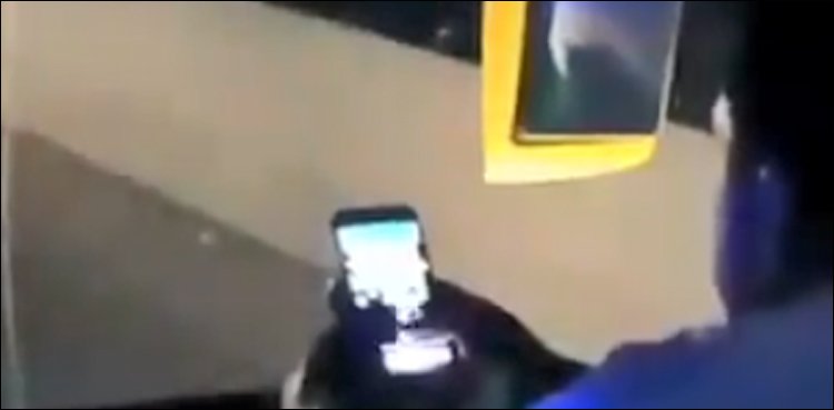 Police arrest bus driver for playing video game while driving on motorway