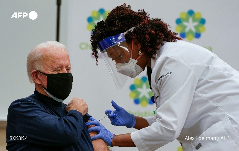 Joe Biden receives COVID-19 vaccine on live television
