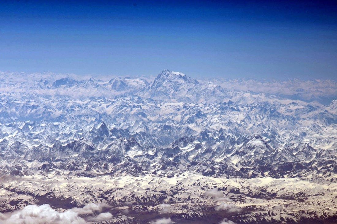 NASA shares picture of snow-covered Himalayan ranges from space