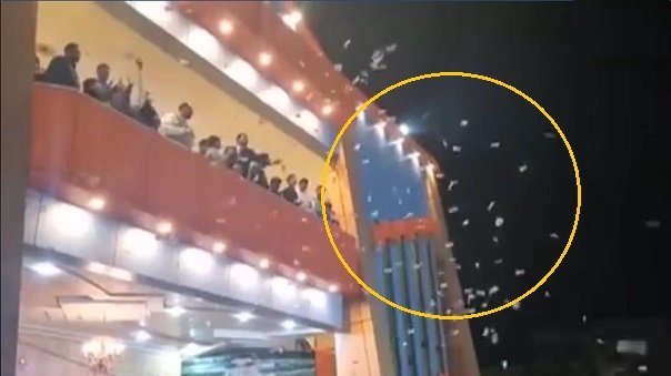 VIDEO: Wedding guests showered with US dollars in Sialkot