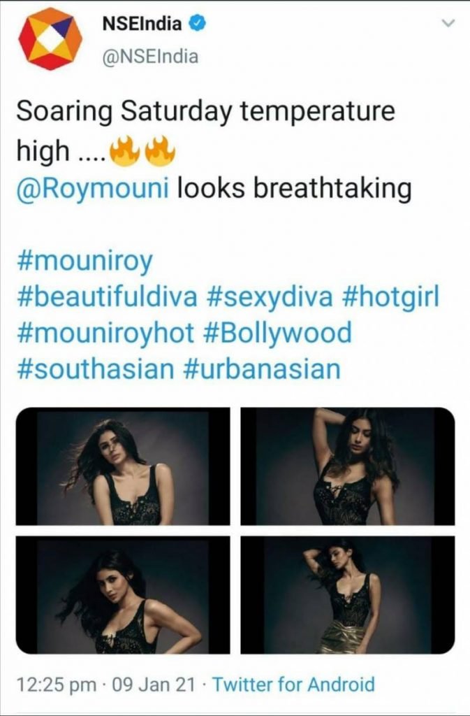 National Stock Exchange of India accidentally tweets steamy photoshoot of Bollywood actor, deletes later
