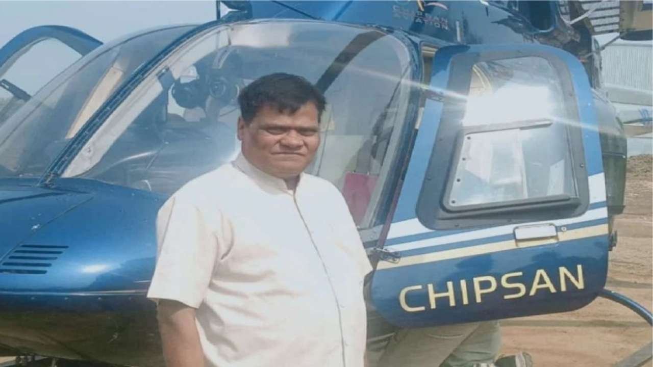 Farmer buys helicopter to sell milk