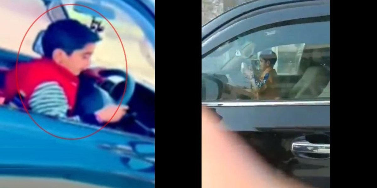 VIDEO: Minor spotted driving SUV ‘again’ in Multan