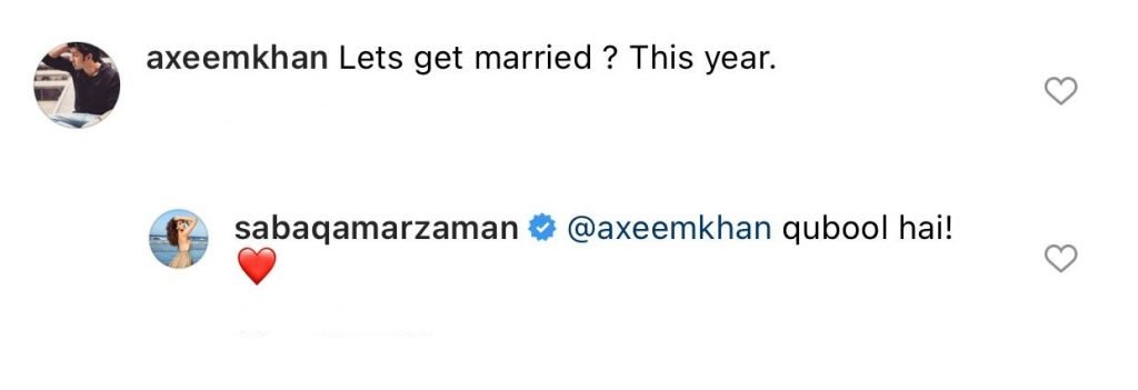 Saba Qamar confirms that she has found her soulmate