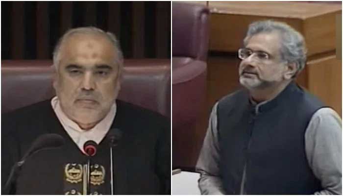 ‘Jootay se bhi baat aagaye jayegi,’ Khaqan Abbasi won’t apologise for threatening Speaker NA