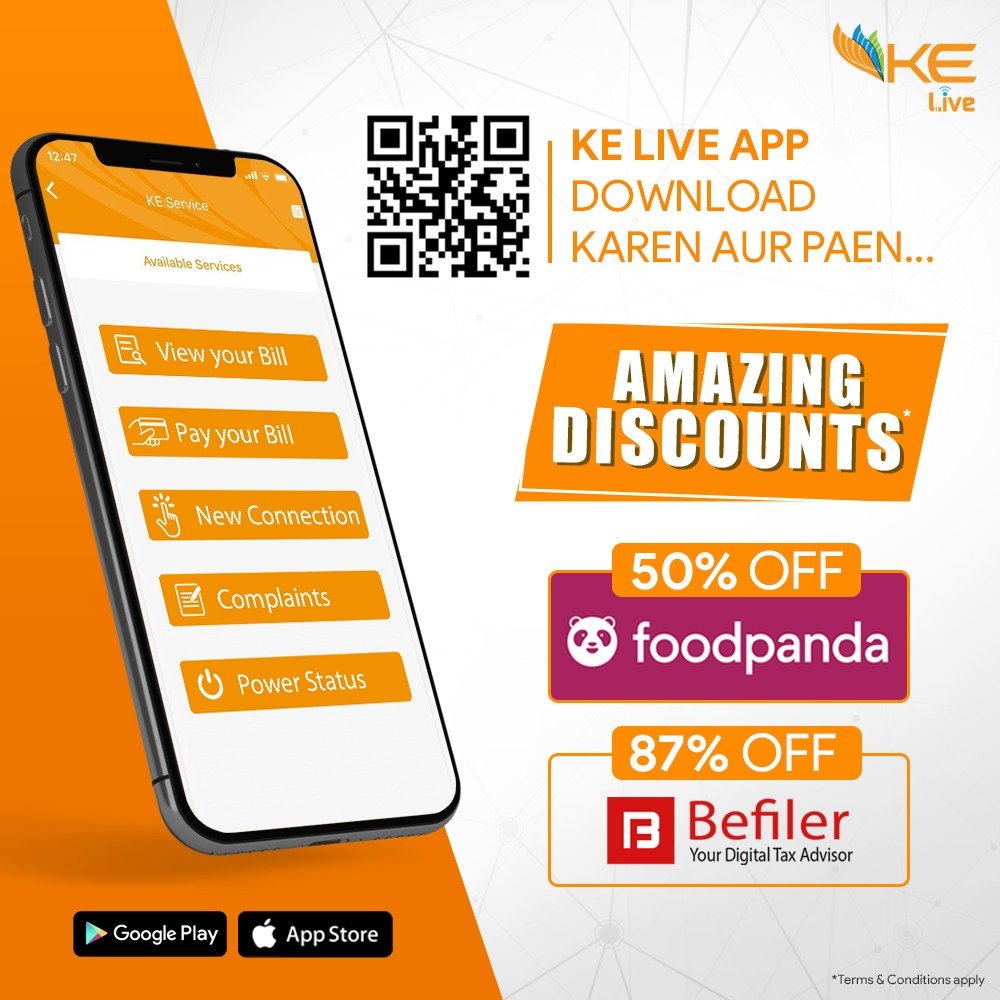 K-Electric partners with largest delivery platform Foodpanda & leading tax filing portal Befiler