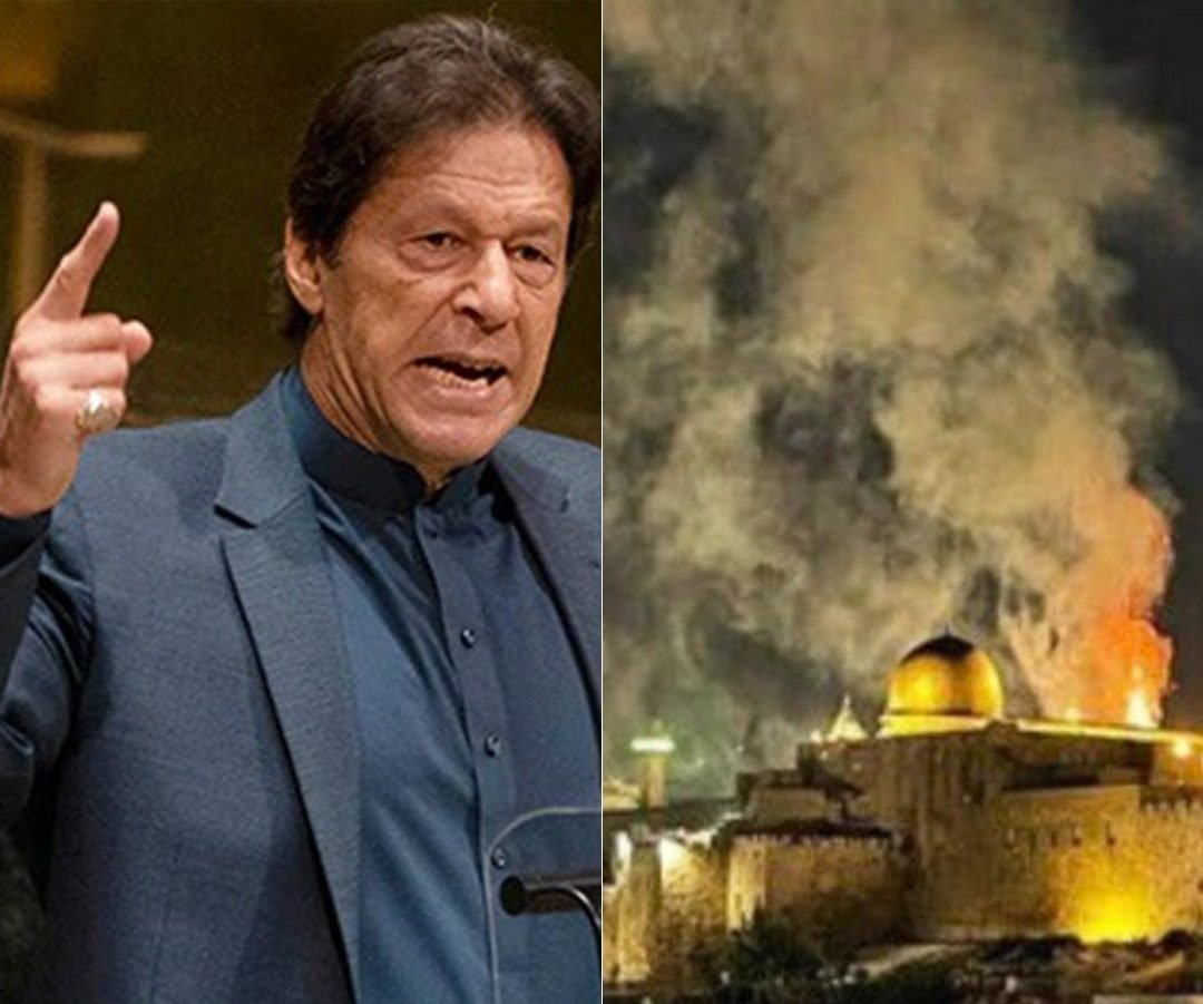 ‘I am PM of Pakistan and we stand with Palestine’ – PM Khan on Twitter