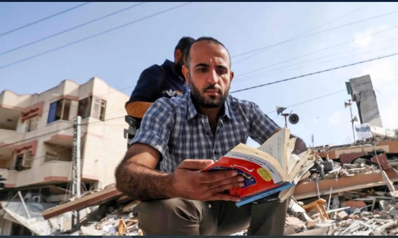 Gaza’s largest bookshop destroyed by Israeli airstrikes