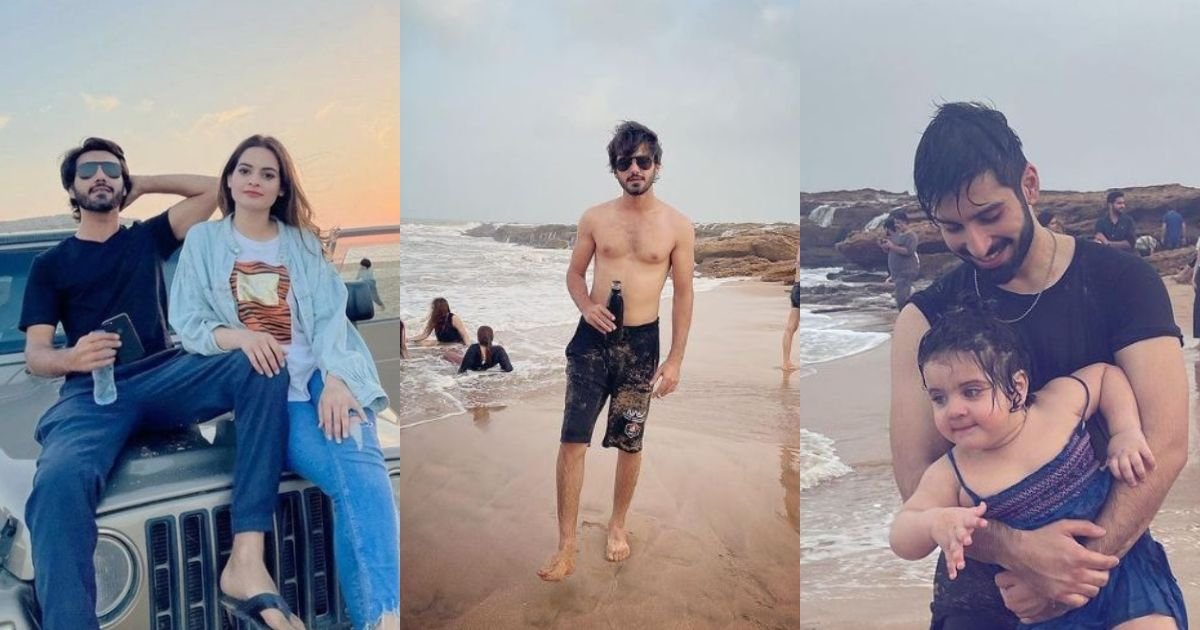 Minal Khan, Ahsan Mohsin create waves with their French beach getaway