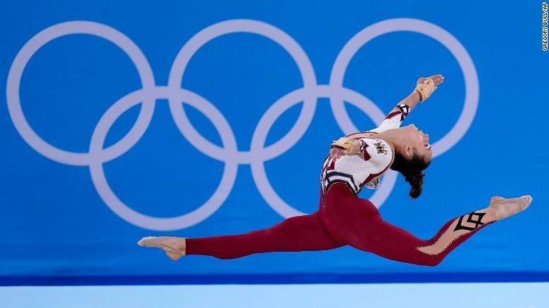 German gymnasts wear full-body suits at Olympics to promote freedom of choice