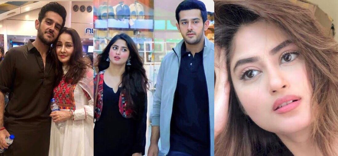 Sajal Aly and Azaan Sami spotted at a mall for the shoot of Ishq-e-Laa
