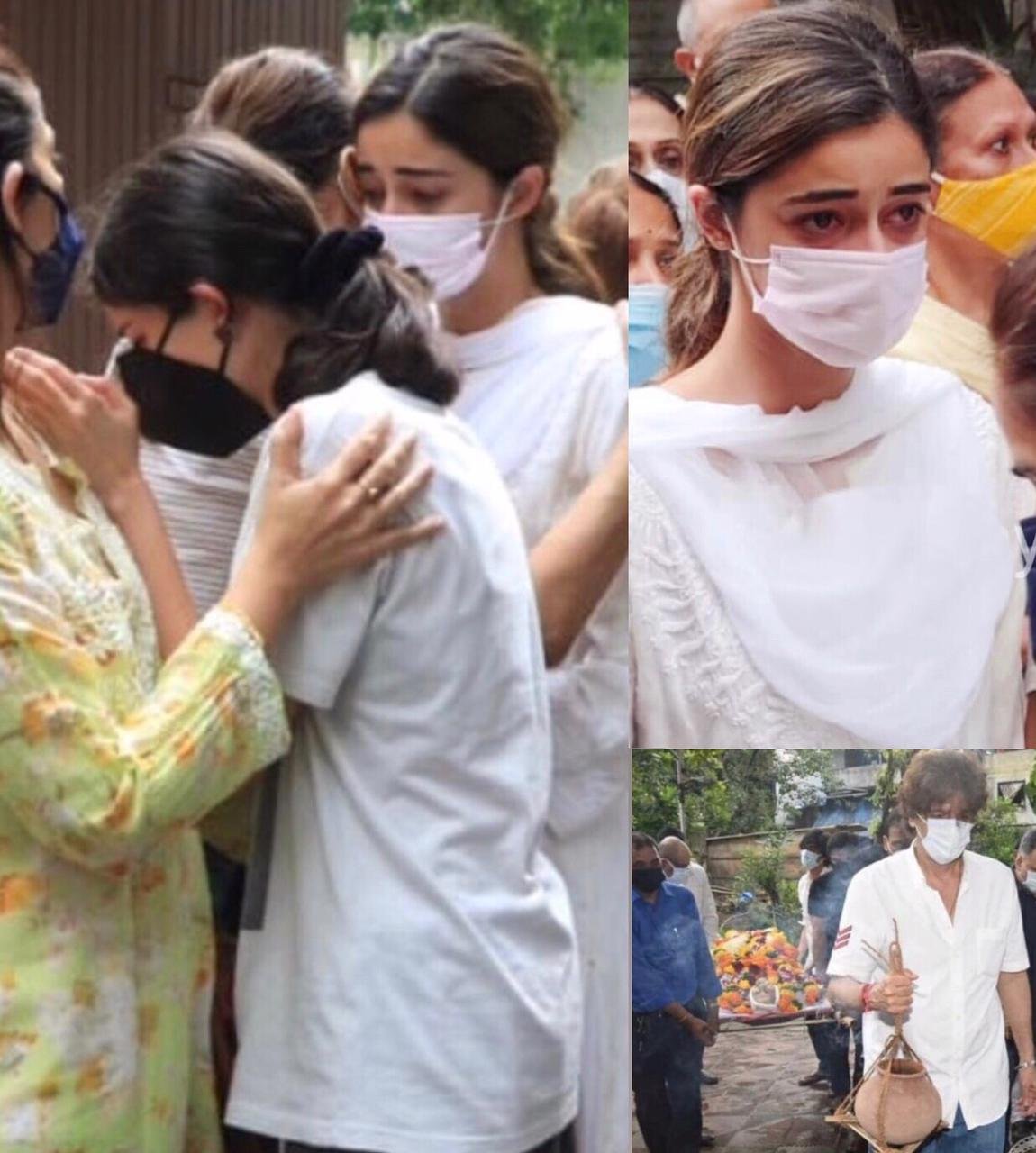 Ananya Pandey breaks down at her grandmother’s funeral, gets mobbed by media