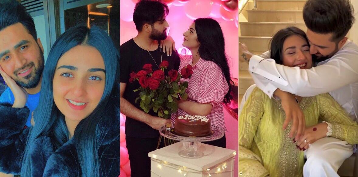 Falak showers Sarah with flowers and gifts on her birthday