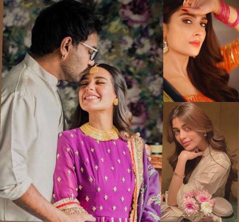 Iqra Aziz gets emotional holding Kabir Hussain for the first time, Ayeza and Sadaf cheer her