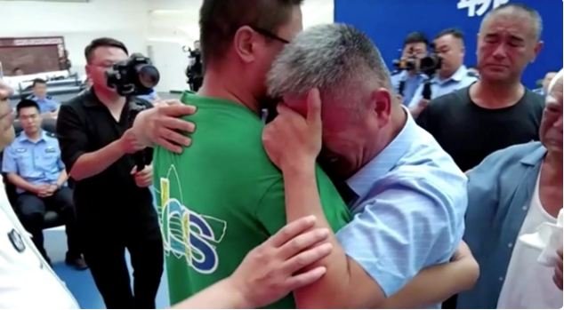 Father reunited with kidnapped son after 24-year search